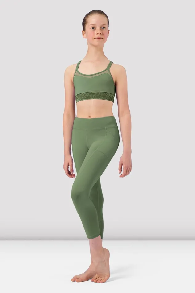 Tops Girls Tahlia Camisole Crop Top Sage Bloch Children