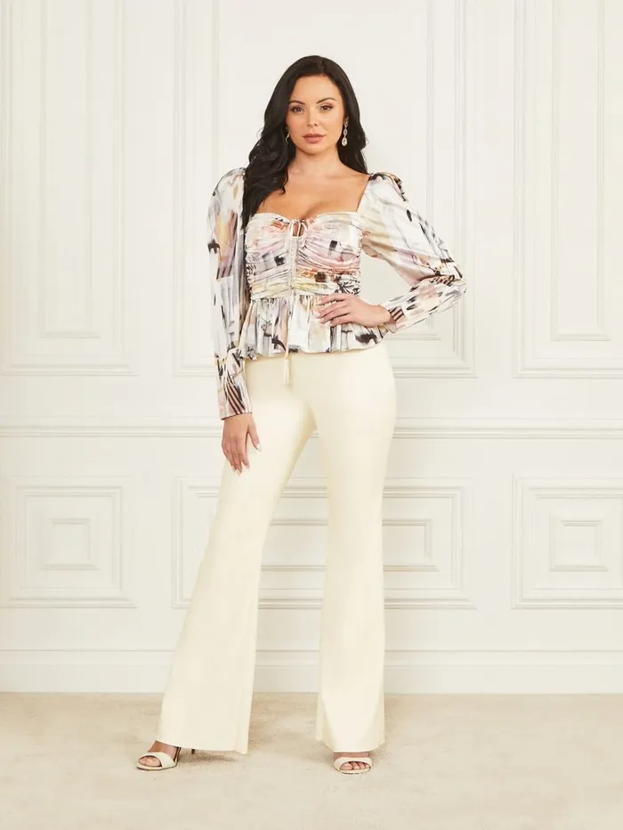 Tops GUESS Women Speakeasy Top Spring Breeze Print