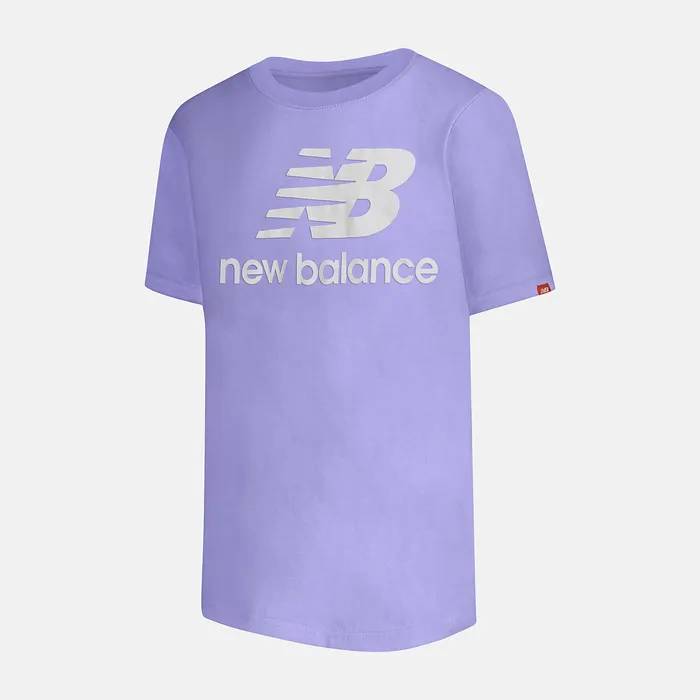 Tops New Balance Kids Essentials Logo Tee VIBRANT VIOLET