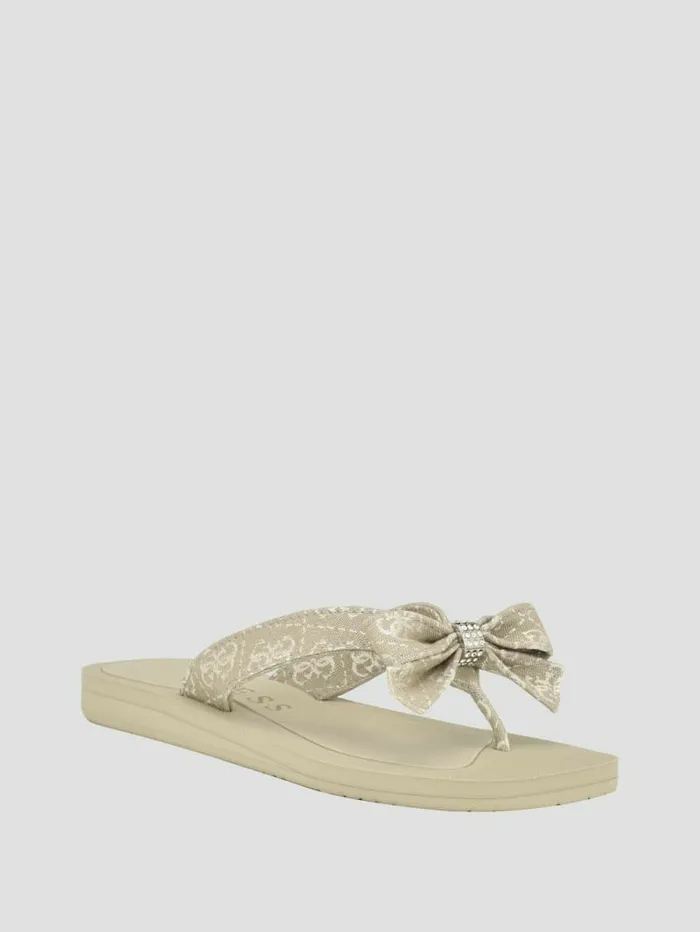 Tuta Bowtie Sandals Taupe Women Sandals GUESS