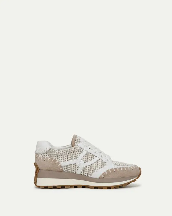 Valentina Sneaker Greyandwhite Women Veronica Beard Shoes