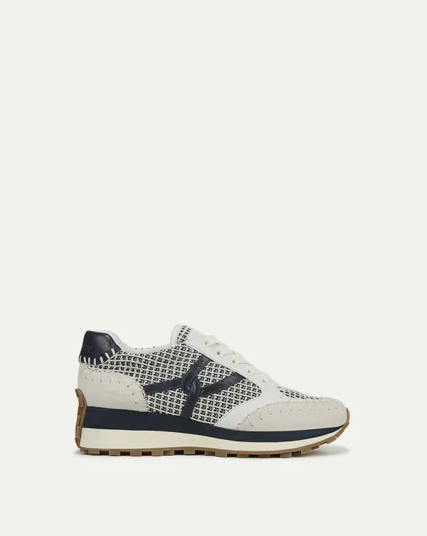 Valentina Sneaker Navyandwhite Women Veronica Beard Shoes