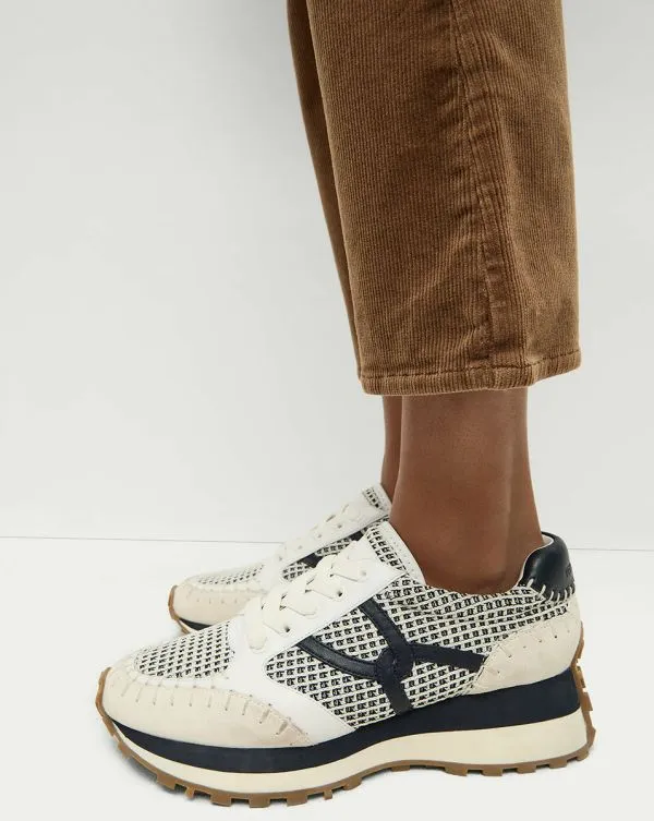 Valentina Sneaker Navyandwhite Women Veronica Beard Shoes