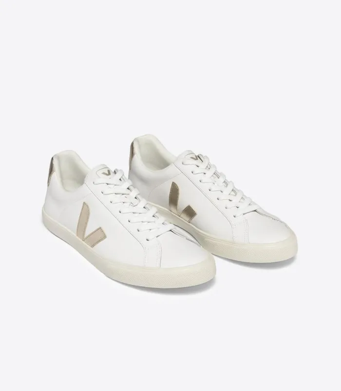 VEJA ESPLAR LEATHER WHITE PLATINE Women Esplar