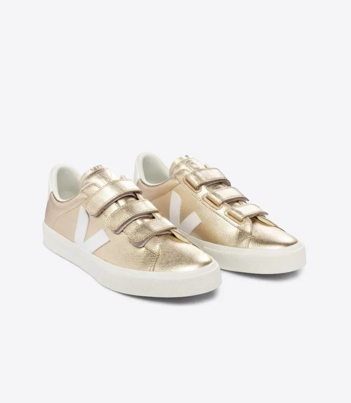 VEJA RECIFE CHROMEFREE LEATHER PLATINE WHITE Women Recife
