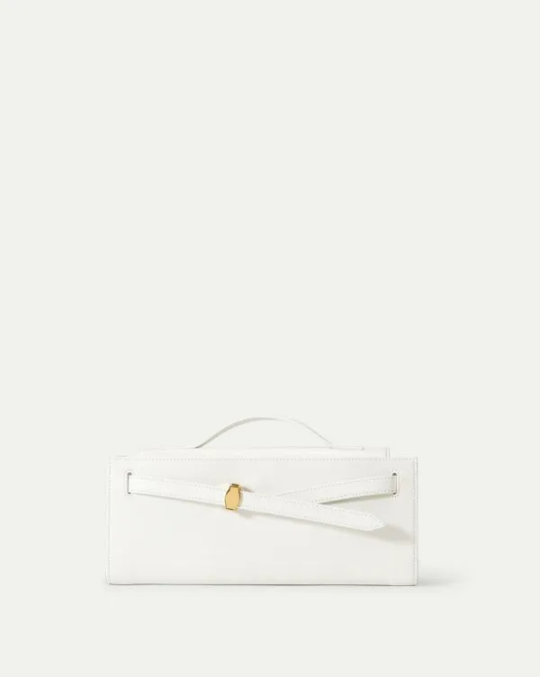 Veronica Beard Dash Clutch Offwhite Women Veronica Beard Handbags