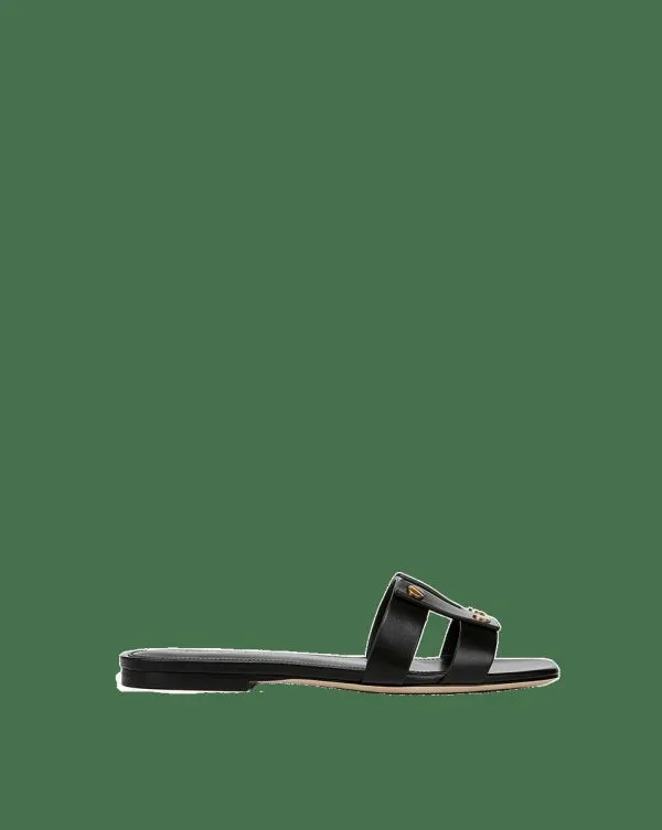 Via Slide Sandal Black Women Veronica Beard Shoes Via Slide Sandal Black Women Veronica Beard Shoes