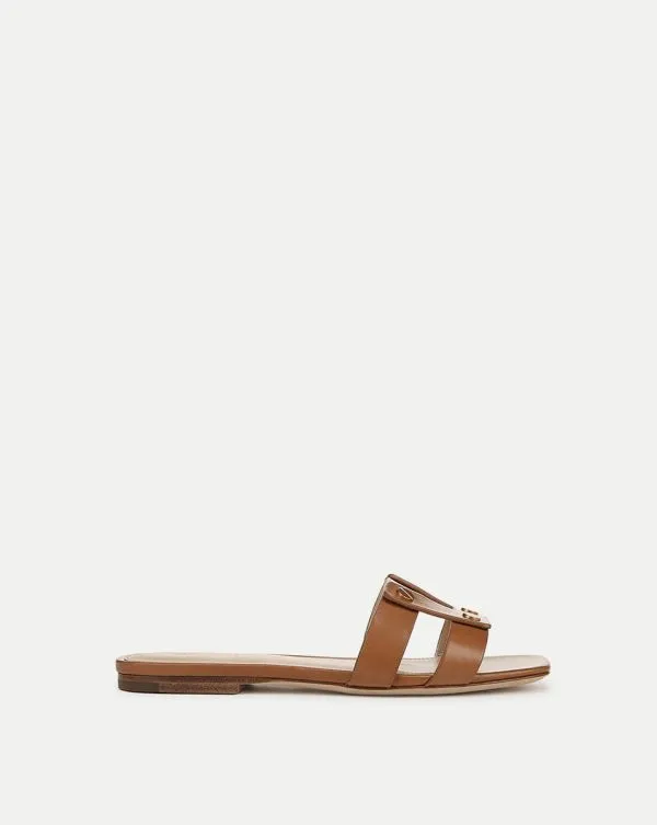 Via Slide Sandal Honey Women Veronica Beard Shoes