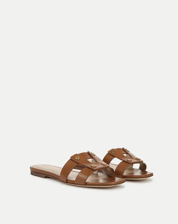 Via Slide Sandal Honey Women Veronica Beard Shoes Via Slide Sandal Honey Women Veronica Beard Shoes