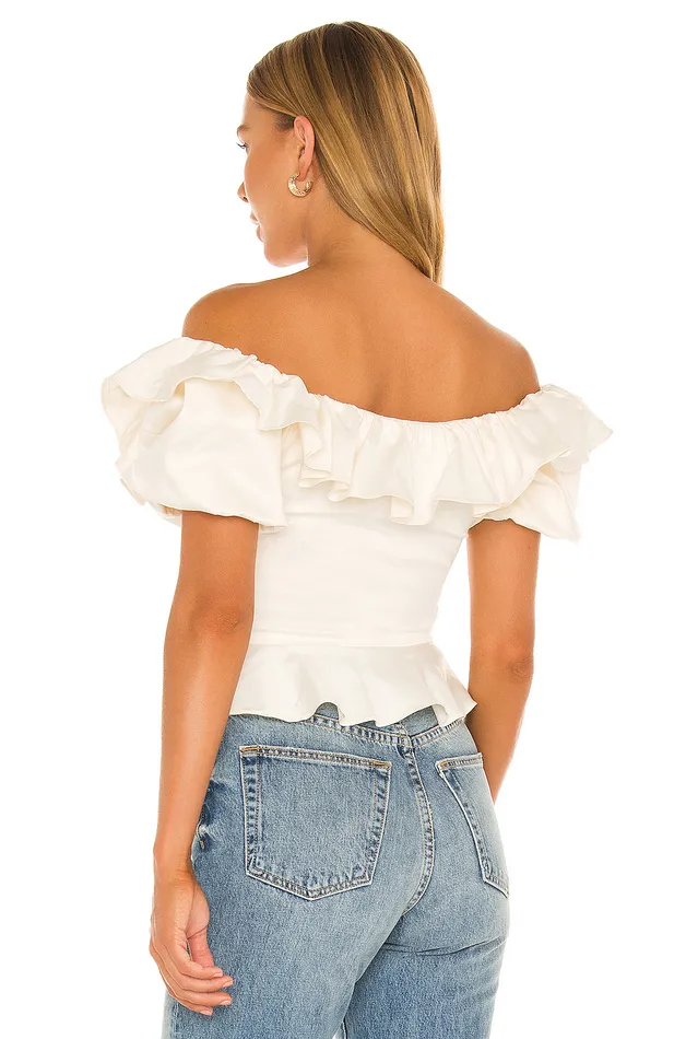 Villa Top Ivory Women Lovers and Friends Tops