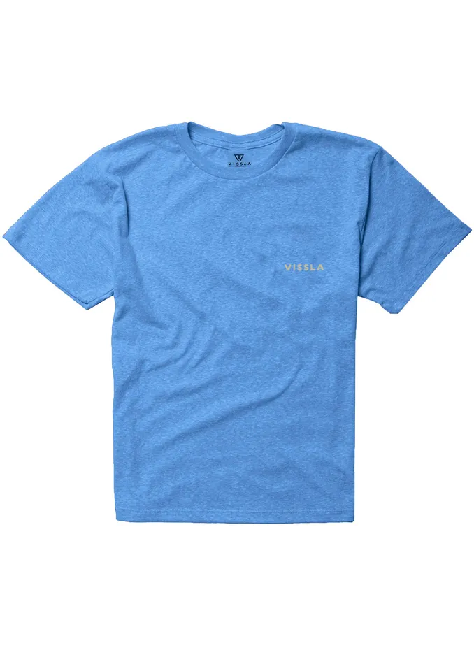 Vissla Clothing Youth Hideaway Boys Tee RYH 8211 Royal Heather Vissla Clothing Youth Hideaway Boys Tee RYH 8211 Royal Heather