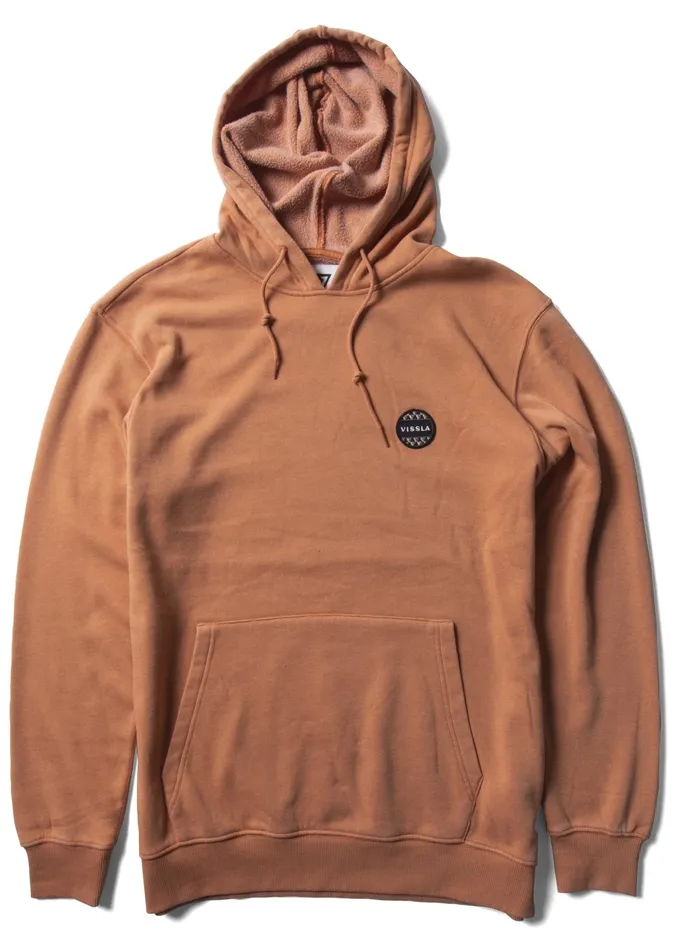 Vissla Fleece and Hoodies Men Solid Sets Eco Po Hoodie Guava