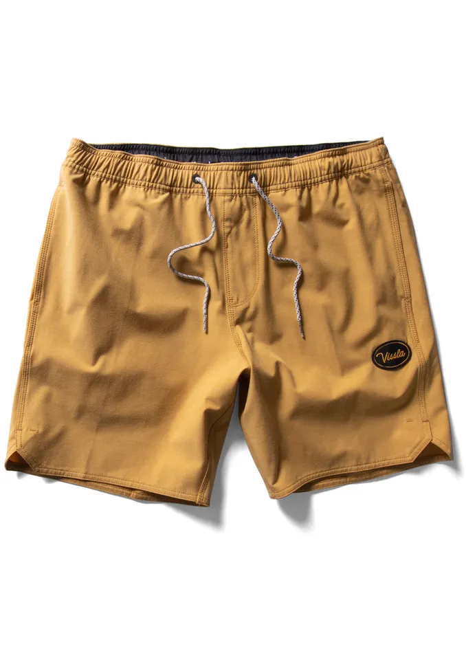 Vissla Solid Sets 1758243 Ecolastic Gold Coral Men Boardshorts