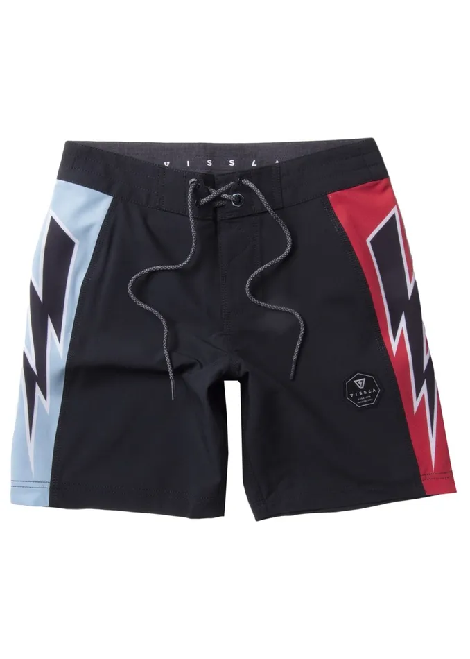 Vissla Trimline Bolt 178243 Boys Boardshort Phantom Youth Boardshorts