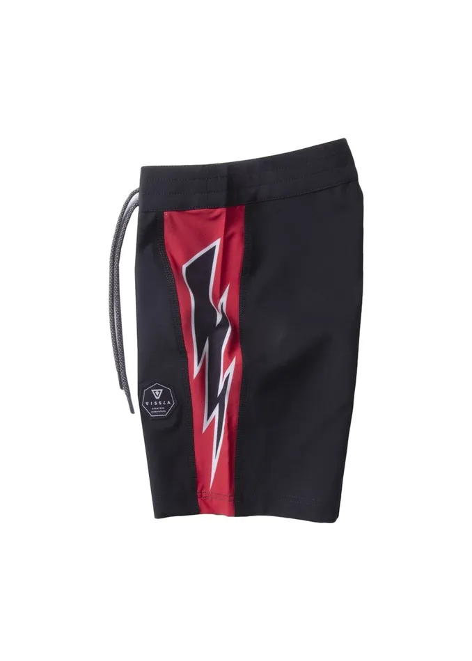 Vissla Trimline Bolt 178243 Boys Boardshort Phantom Youth Boardshorts