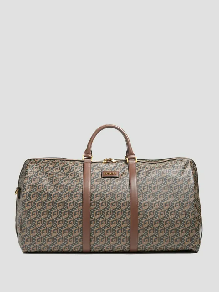 Wallets and Bags WomenMen GUESS Ederlo Weekender Black Floral Print