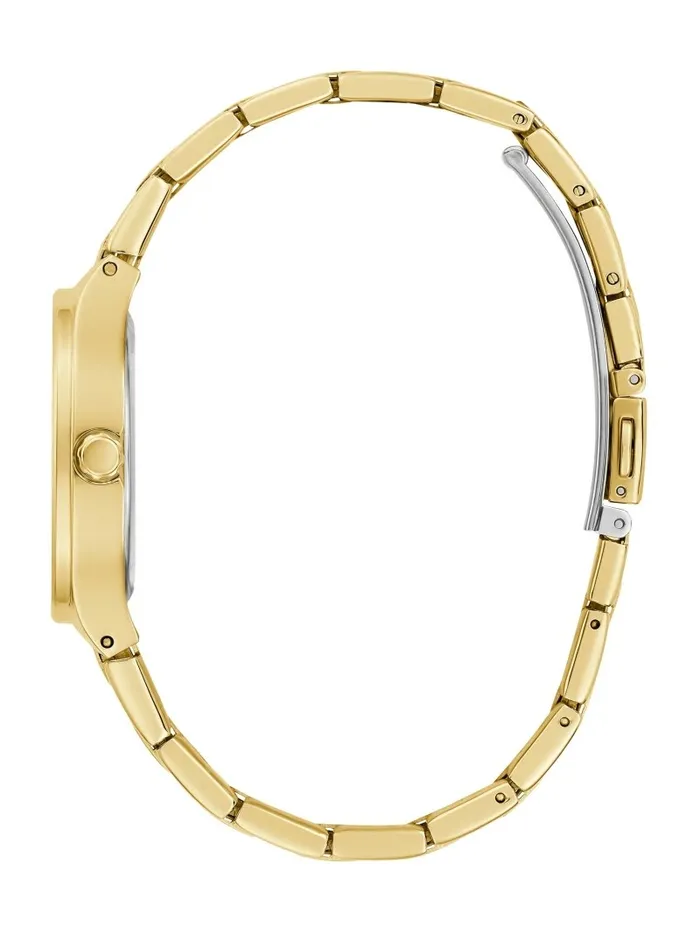 Watches GUESS Women GoldTone Studded Analog Watch Gold