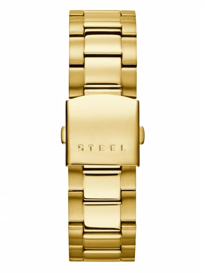 Watches WomenMen GoldTone Chronograph Watch No Color GUESS Watches WomenMen GoldTone Chronograph Watch No Color GUESS