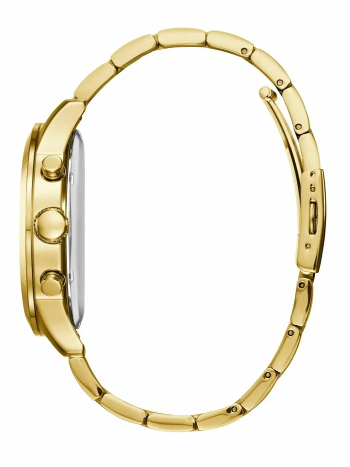 Watches WomenMen GoldTone Chronograph Watch No Color GUESS Watches WomenMen GoldTone Chronograph Watch No Color GUESS