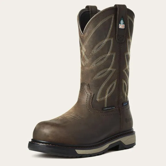 Waterproof Boots Women Ariat Riveter CSA Waterproof Composite Toe Work Boot Dark Brown Waterproof Boots Women Ariat Riveter CSA Waterproof Composite Toe Work Boot Dark Brown