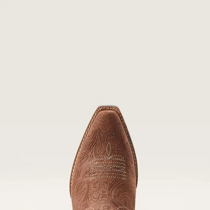Western Boots and Shoes Kids Ariat Heritage Star Western Boot Brown Floral Emboss Western Boots and Shoes Kids Ariat Heritage Star Western Boot Brown Floral Emboss