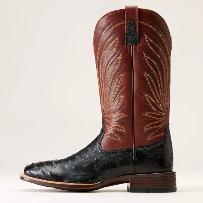 Western Boots Men Ariat Brandin039 Ultra Western Boot Jet Black Full Quill Ostrich Western Boots Men Ariat Brandin039 Ultra Western Boot Jet Black Full Quill Ostrich