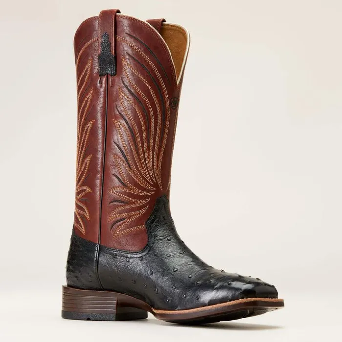 Western Boots Men Ariat Brandin039 Ultra Western Boot Jet Black Full Quill Ostrich Western Boots Men Ariat Brandin039 Ultra Western Boot Jet Black Full Quill Ostrich