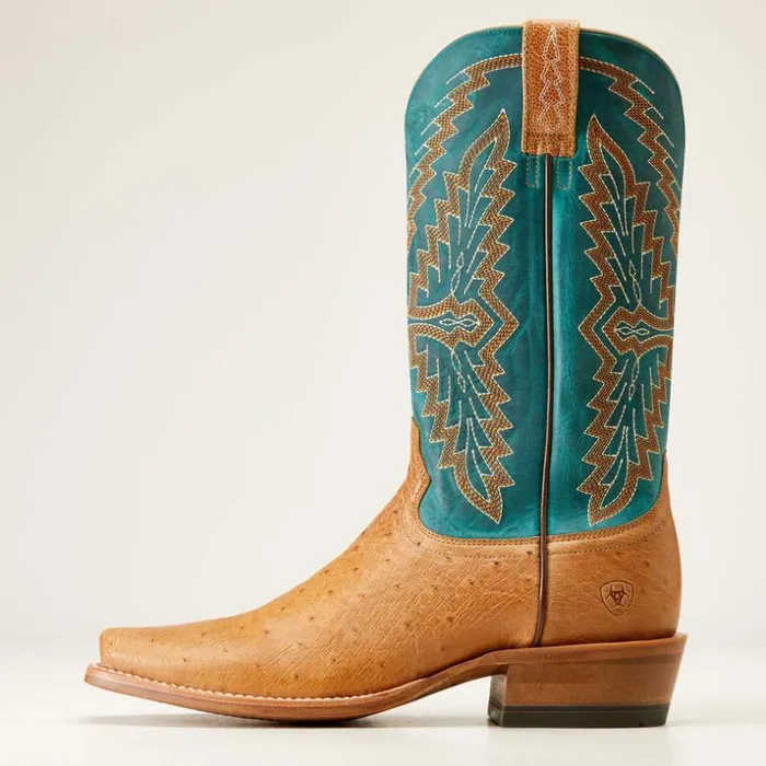 Western Boots Men Ariat Futurity Slider Western Boot Antique Saddle Smooth Quill Os