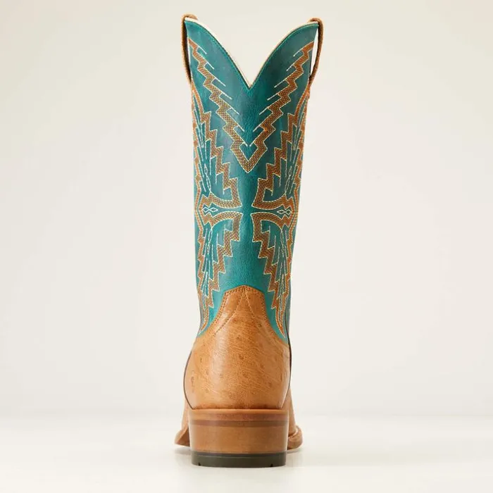 Western Boots Men Ariat Futurity Slider Western Boot Antique Saddle Smooth Quill Os