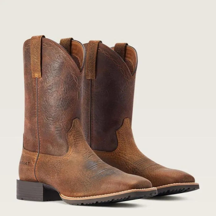 Western Boots Men Ariat Hybrid Grit Western Boot Earth Western Boots Men Ariat Hybrid Grit Western Boot Earth