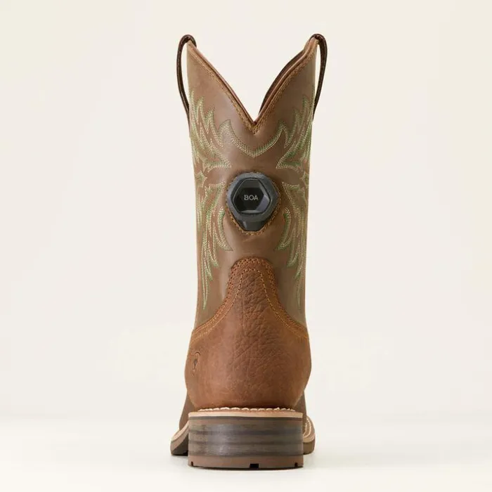 Western Boots Men Ariat Hybrid Rancher BOA Waterproof Cowboy Boot Acorn Brown Western Boots Men Ariat Hybrid Rancher BOA Waterproof Cowboy Boot Acorn Brown