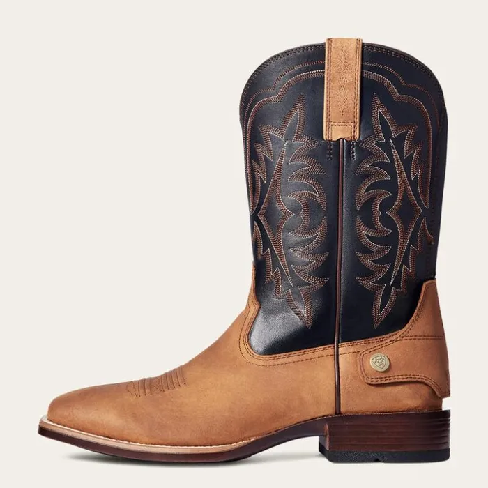 Western Boots Men Ariat Ryden Ultra EZ Zip Western Boot Status Brown Western Boots Men Ariat Ryden Ultra EZ Zip Western Boot Status Brown
