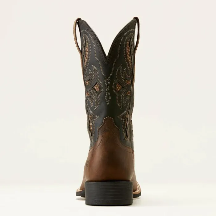 Western Boots Men Ariat Sport Fresco VentTEK Western Boot Herd Brown