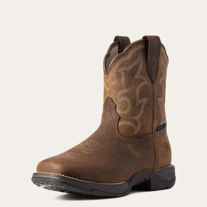 Western Boots Women Ariat Anthem Shortie II Waterproof Western Boot Distressed Brown Western Boots Women Ariat Anthem Shortie II Waterproof Western Boot Distressed Brown