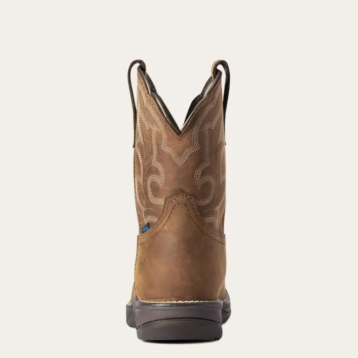 Western Boots Women Ariat Anthem Shortie II Waterproof Western Boot Distressed Brown