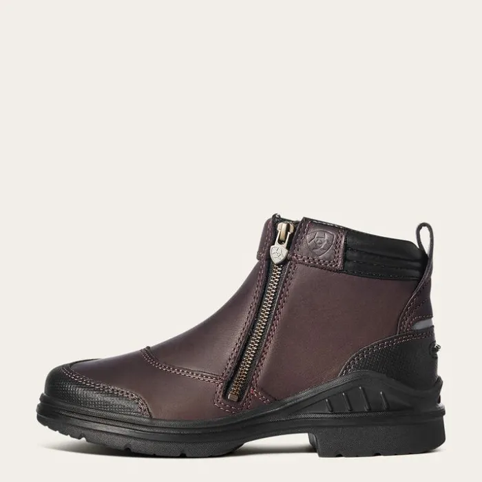 Western Boots Women Ariat Barnyard Side Zip Boot Dark Brown Western Boots Women Ariat Barnyard Side Zip Boot Dark Brown
