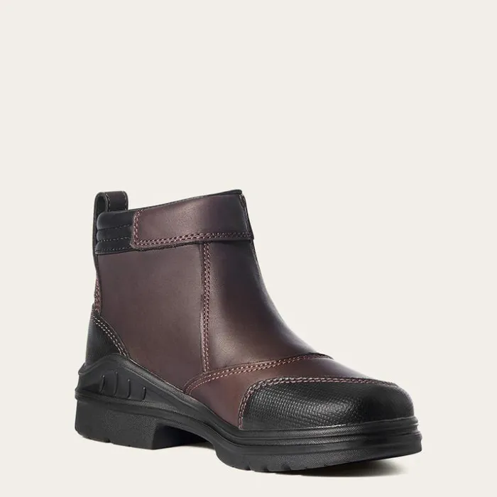 Western Boots Women Ariat Barnyard Side Zip Boot Dark Brown Western Boots Women Ariat Barnyard Side Zip Boot Dark Brown