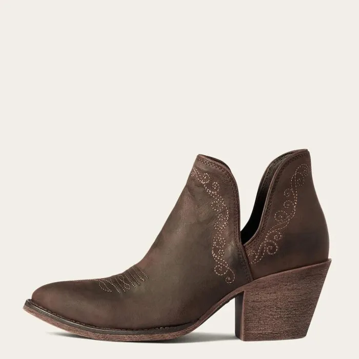 Western Boots Women Ariat Encore R Toe Western Boot Weathered Brown Western Boots Women Ariat Encore R Toe Western Boot Weathered Brown