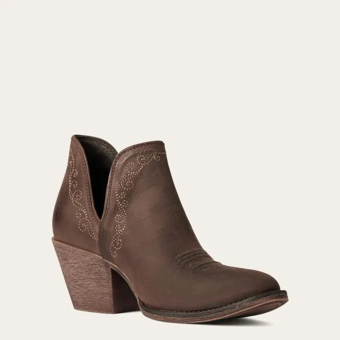 Western Boots Women Ariat Encore R Toe Western Boot Weathered Brown Western Boots Women Ariat Encore R Toe Western Boot Weathered Brown
