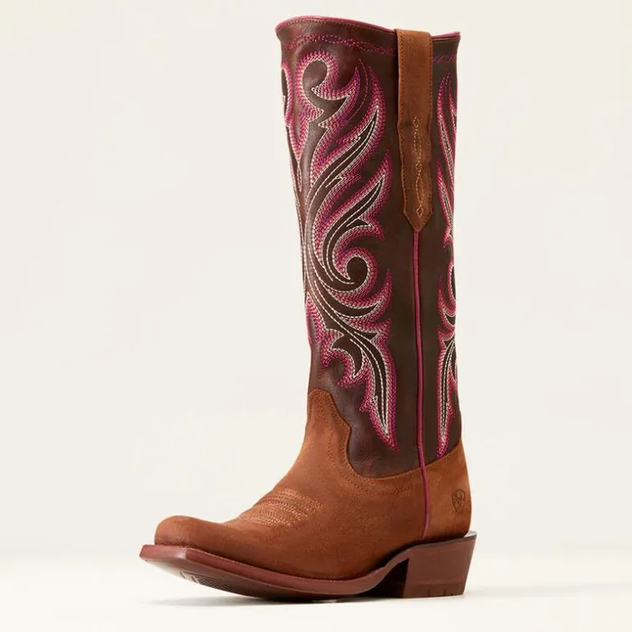 Western Boots Women Ariat Futurity Starlight StretchFit Western Boot Terracotta Roughout Western Boots Women Ariat Futurity Starlight StretchFit Western Boot Terracotta Roughout