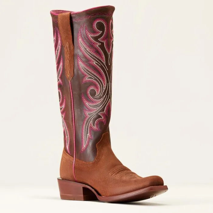 Western Boots Women Ariat Futurity Starlight StretchFit Western Boot Terracotta Roughout Western Boots Women Ariat Futurity Starlight StretchFit Western Boot Terracotta Roughout