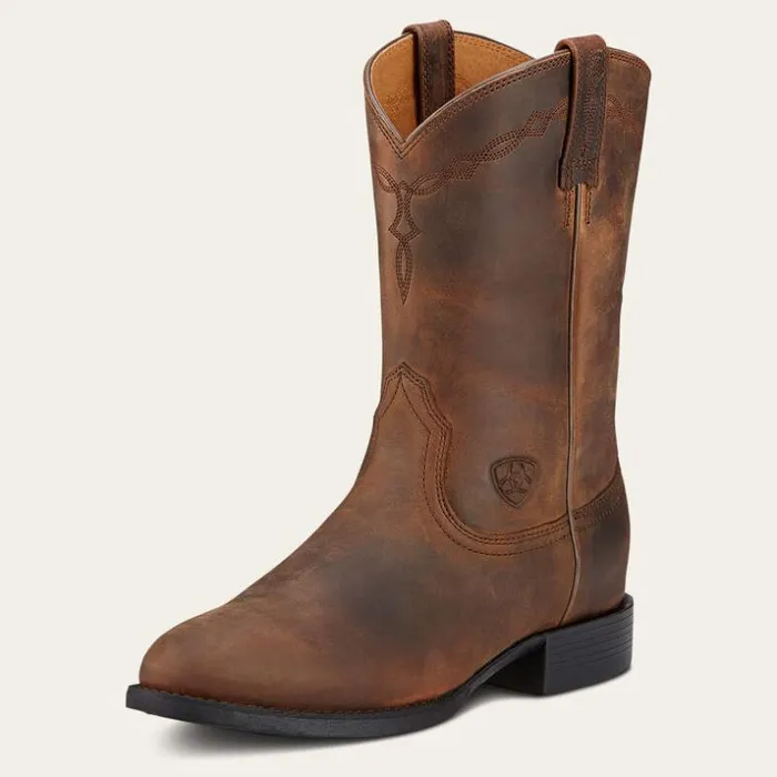 Western Boots Women Ariat Heritage Roper Western Boot Distressed Brown