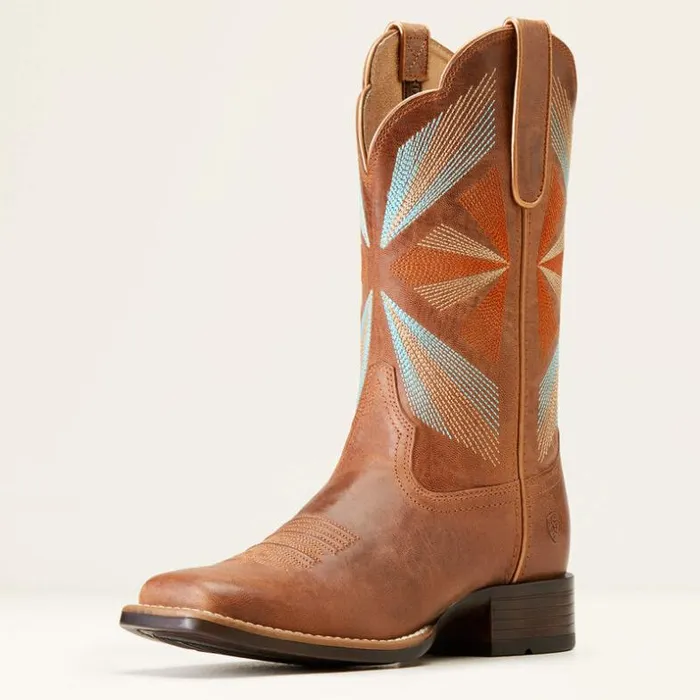 Western Boots Women Ariat Oak Grove Western Boot Maple Glaze