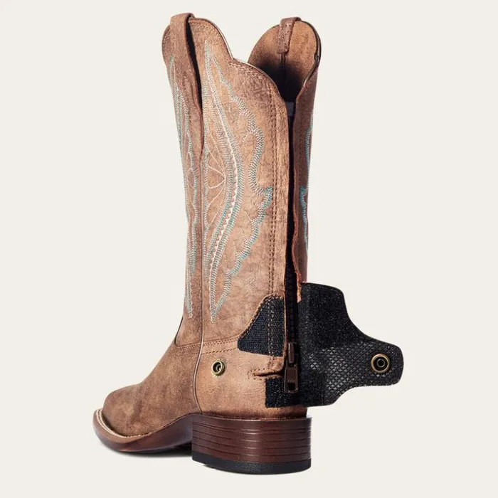 Western Boots Women Ariat Primetime EZ Zip Western Boot Tack Room Brown Western Boots Women Ariat Primetime EZ Zip Western Boot Tack Room Brown