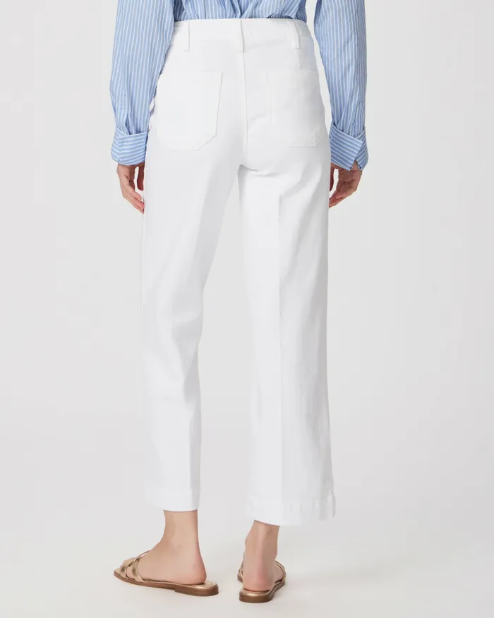 Wide Leg Nellie Wide Leg Jean 8211 Crisp White PAIGE Women Wide Leg Nellie Wide Leg Jean 8211 Crisp White PAIGE Women