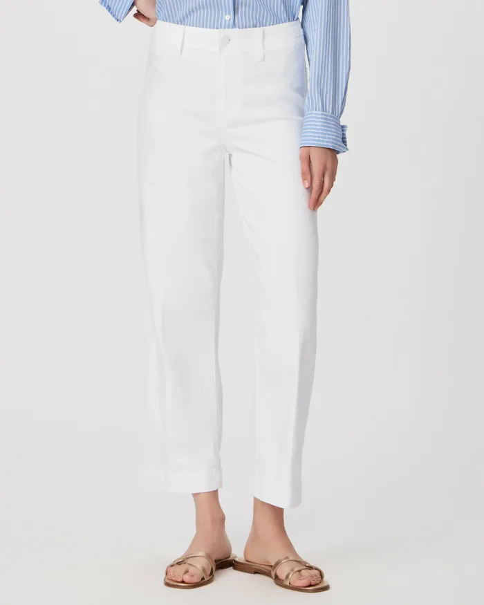 Wide Leg Nellie Wide Leg Jean 8211 Crisp White PAIGE Women Wide Leg Nellie Wide Leg Jean 8211 Crisp White PAIGE Women
