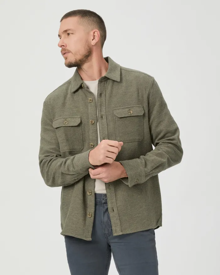 Wilbur Overshirt 8211 Shaded Olive Shirts PAIGE Men