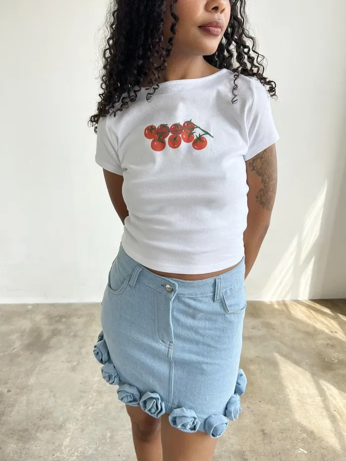Women Alex Tee Pomodoro Lisa Says Gah Knit Tops