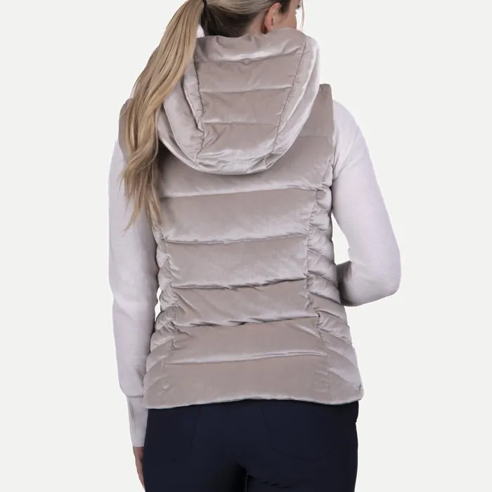 Women Alina Velvet Vest 8211 Insulated Down Vest Tiramisu KJUS Jackets and Vests