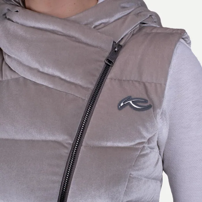 Women Alina Velvet Vest 8211 Insulated Down Vest Tiramisu KJUS Jackets and Vests